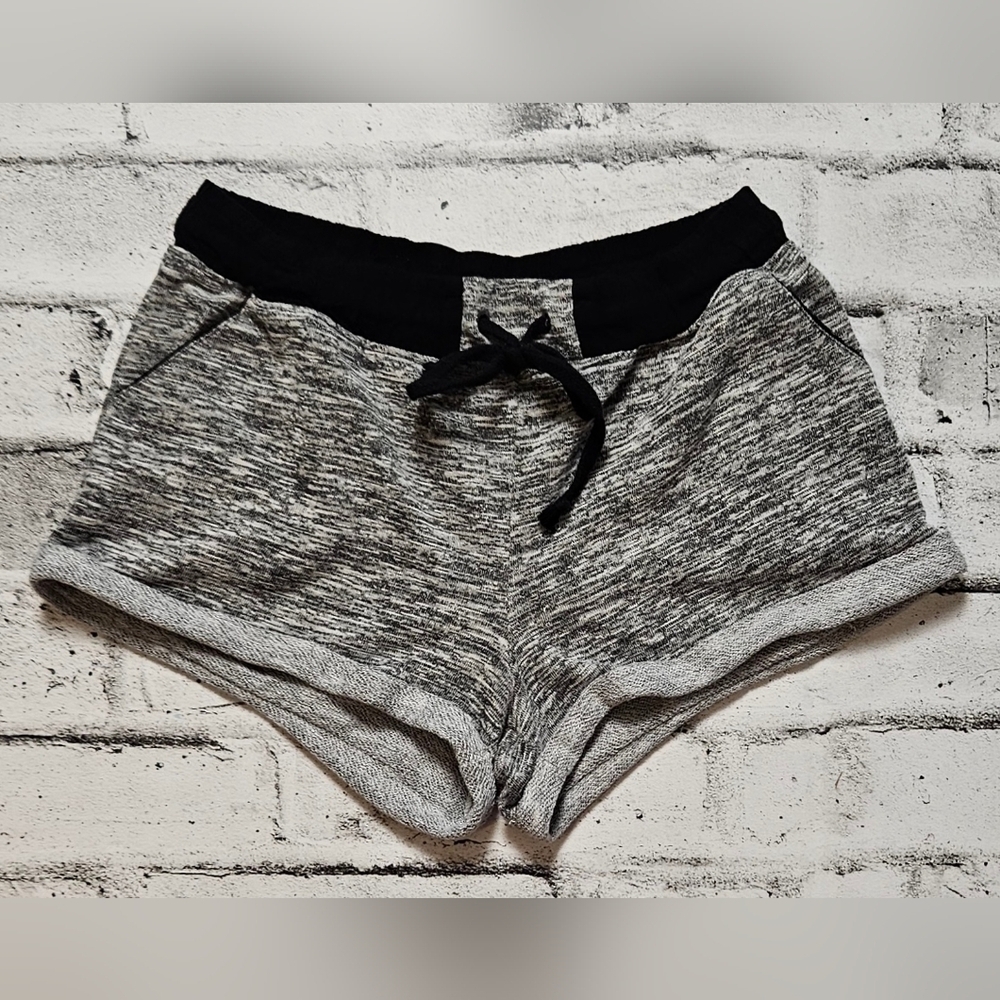 U2B Salt & Pepper Jogging Shorts.